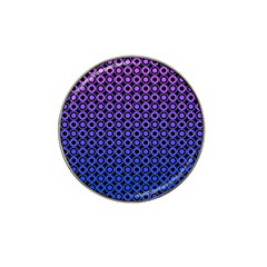 Mazipoodles Purple Pink Gradient Donuts Polka Dot Hat Clip Ball Marker by Mazipoodles