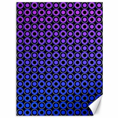 Mazipoodles Purple Pink Gradient Donuts Polka Dot Canvas 36  X 48  by Mazipoodles