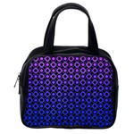 Mazipoodles Purple Pink Gradient Donuts Polka Dot Classic Handbag (One Side) Front