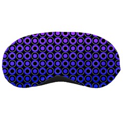 Mazipoodles Purple Pink Gradient Donuts Polka Dot Sleeping Mask by Mazipoodles