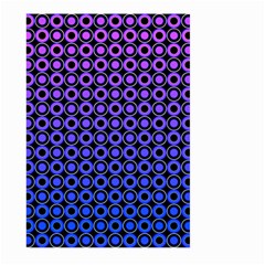 Mazipoodles Purple Pink Gradient Donuts Polka Dot Large Garden Flag (two Sides) by Mazipoodles