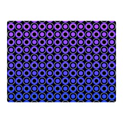 Mazipoodles Purple Pink Gradient Donuts Polka Dot Two Sides Premium Plush Fleece Blanket (mini) by Mazipoodles