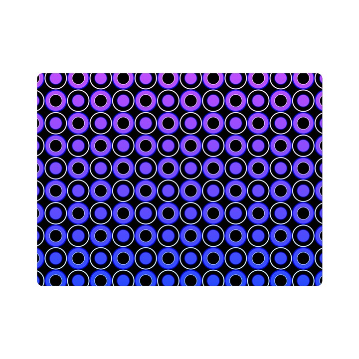 Mazipoodles Purple Pink Gradient Donuts Polka Dot Premium Plush Fleece Blanket (Mini)