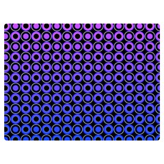 Mazipoodles Purple Pink Gradient Donuts Polka Dot Premium Plush Fleece Blanket (extra Small) by Mazipoodles