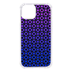 Mazipoodles Purple Pink Gradient Donuts Polka Dot Iphone 14 Tpu Uv Print Case by Mazipoodles