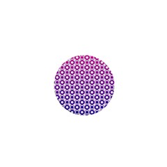 Mazipoodles Pink Purple White Gradient Donuts Polka Dot  1  Mini Buttons by Mazipoodles