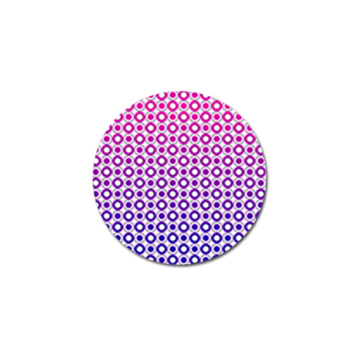 Mazipoodles Pink Purple White Gradient Donuts Polka Dot  Golf Ball Marker (4 pack)