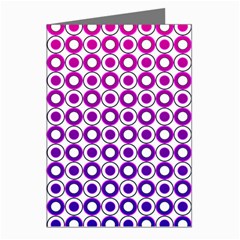 Mazipoodles Pink Purple White Gradient Donuts Polka Dot  Greeting Cards (pkg Of 8)