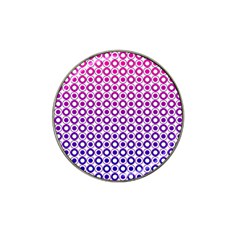 Mazipoodles Pink Purple White Gradient Donuts Polka Dot  Hat Clip Ball Marker by Mazipoodles