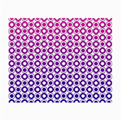 Mazipoodles Pink Purple White Gradient Donuts Polka Dot  Small Glasses Cloth by Mazipoodles