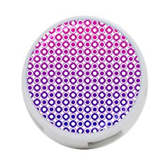 Mazipoodles Pink Purple White Gradient Donuts Polka Dot  4-port Usb Hub (one Side) by Mazipoodles