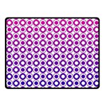 Mazipoodles Pink Purple White Gradient Donuts Polka Dot  Fleece Blanket (Small) 50 x40  Blanket Front