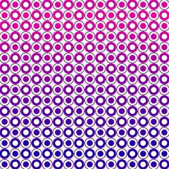 Mazipoodles Pink Purple White Gradient Donuts Polka Dot  Play Mat (square) by Mazipoodles