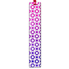 Mazipoodles Pink Purple White Gradient Donuts Polka Dot  Large Book Marks by Mazipoodles