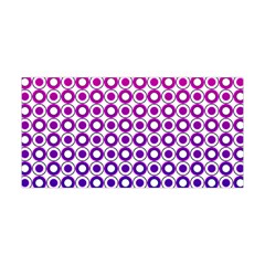 Mazipoodles Pink Purple White Gradient Donuts Polka Dot  Yoga Headband by Mazipoodles