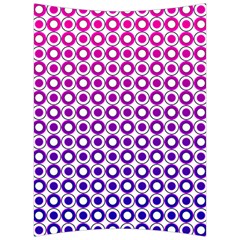 Mazipoodles Pink Purple White Gradient Donuts Polka Dot  Back Support Cushion by Mazipoodles