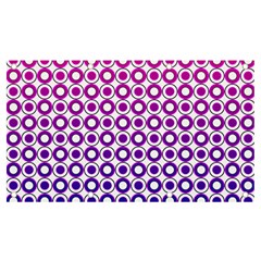 Mazipoodles Pink Purple White Gradient Donuts Polka Dot  Banner And Sign 7  X 4  by Mazipoodles