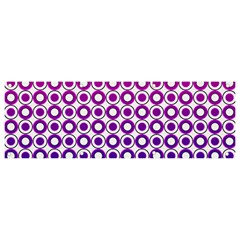 Mazipoodles Pink Purple White Gradient Donuts Polka Dot  Banner And Sign 9  X 3 