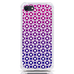 Mazipoodles Pink Purple White Gradient Donuts Polka Dot  Iphone Se by Mazipoodles