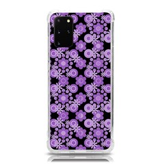 Bitesize Flowers Pearls And Donuts Lilac Black Samsung Galaxy S20plus 6 7 Inch Tpu Uv Case by Mazipoodles