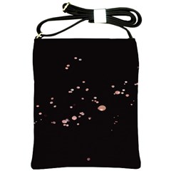 Abstract Rose Gold Glitter Background Shoulder Sling Bag by artworkshop