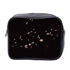 Abstract Rose Gold Glitter Background Mini Toiletries Bag (two Sides) by artworkshop