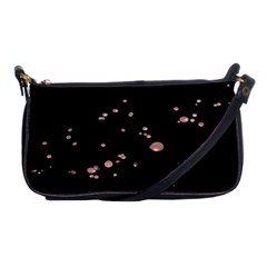 Abstract Rose Gold Glitter Background Shoulder Clutch Bag by artworkshop