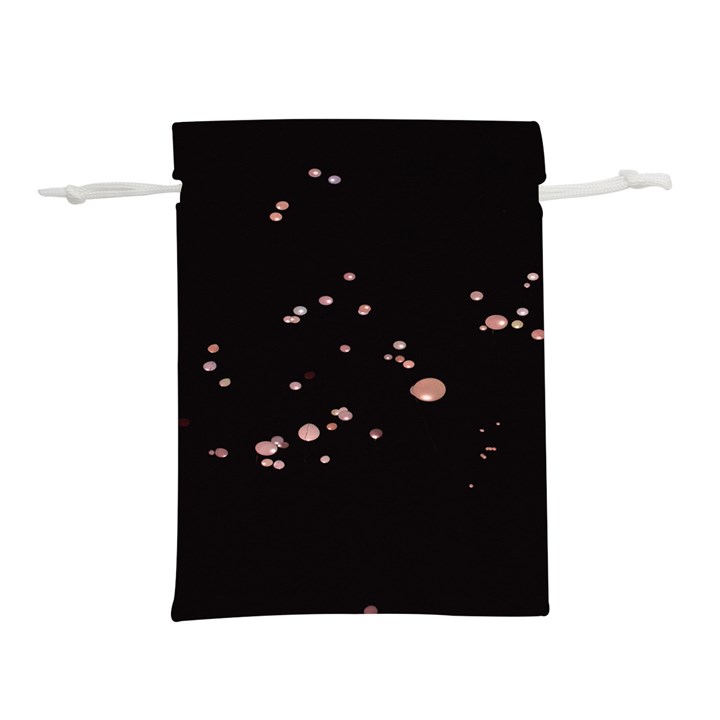 Abstract Rose Gold Glitter Background Lightweight Drawstring Pouch (S)