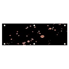 Abstract Rose Gold Glitter Background Banner And Sign 6  X 2  by artworkshop