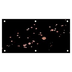 Abstract Rose Gold Glitter Background Banner And Sign 6  X 3 