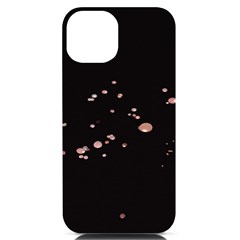 Abstract Rose Gold Glitter Background Iphone 14 Black Uv Print Case by artworkshop