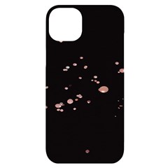 Abstract Rose Gold Glitter Background Iphone 14 Plus Black Uv Print Case