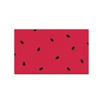 Minimalist Summer Watermelon Wallpaper Sticker (Rectangular) Front