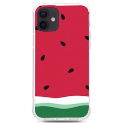 Minimalist Summer Watermelon Wallpaper Iphone 12/12 Pro Tpu Uv Print Case by Ravend