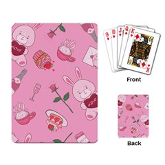 Valentine Pattern Playing Cards Single Design (rectangle)