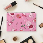 Valentine Pattern Cosmetic Bag (Medium) Back