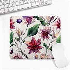 Floral Pattern Large Mousepad by designsbymallika