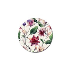 Floral Pattern Golf Ball Marker by designsbymallika