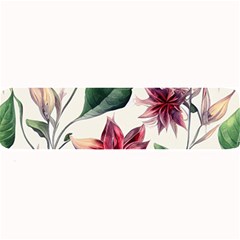 Floral Pattern Large Bar Mat by designsbymallika