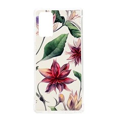 Floral Pattern Samsung Galaxy Note 20 Tpu Uv Case by designsbymallika