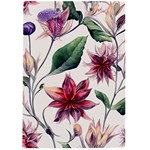 floral pattern A4 Acrylic Clipboard Back