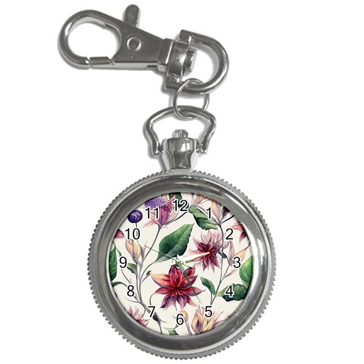 floral pattern Key Chain Watches