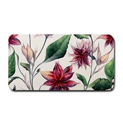 Floral Pattern Medium Bar Mat by designsbymallika