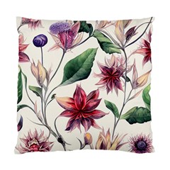 Floral Pattern Standard Cushion Case (two Sides) by designsbymallika