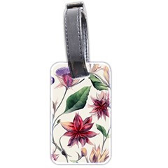 Floral Pattern Luggage Tag (two Sides) by designsbymallika