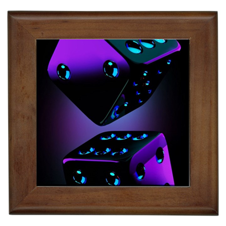 3d Ludo Game,gambling Framed Tile