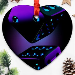 3d Ludo Game,gambling Ornament (heart) by Bangk1t