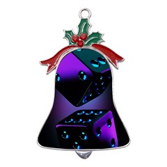 3d Ludo Game,gambling Metal Holly Leaf Bell Ornament by Bangk1t