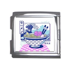 Ramen Kanji Vaporwave Artwork Minimalism Mega Link Italian Charm (18mm) by Bangk1t