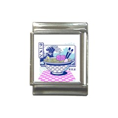 Ramen Kanji Vaporwave Artwork Minimalism Italian Charm (13mm) by Bangk1t